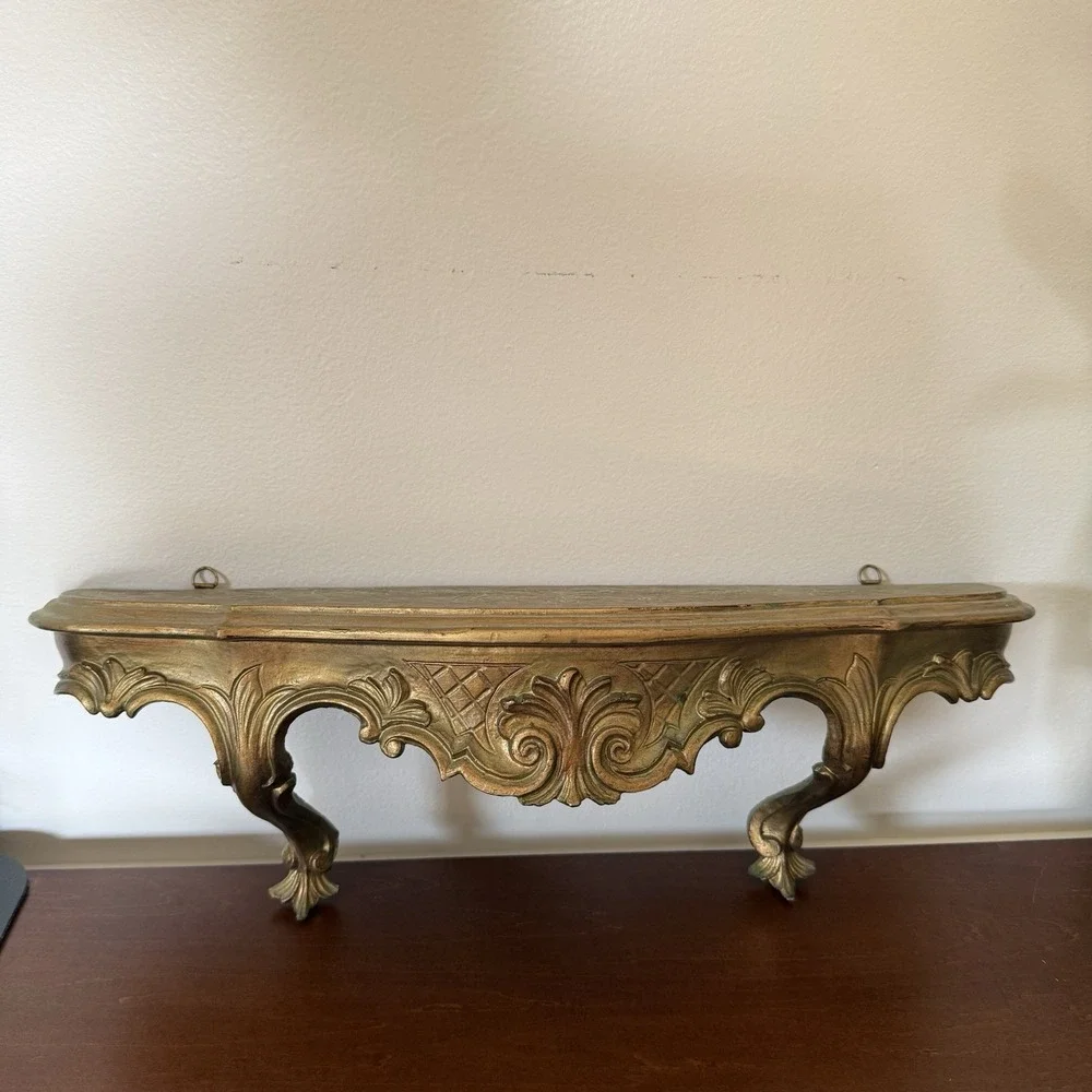 Vintage Italian Florentine Gold Ornate 19